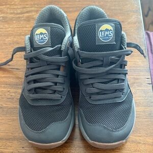 Lems Trailhead in men’s size 10. Color is stormy knight.